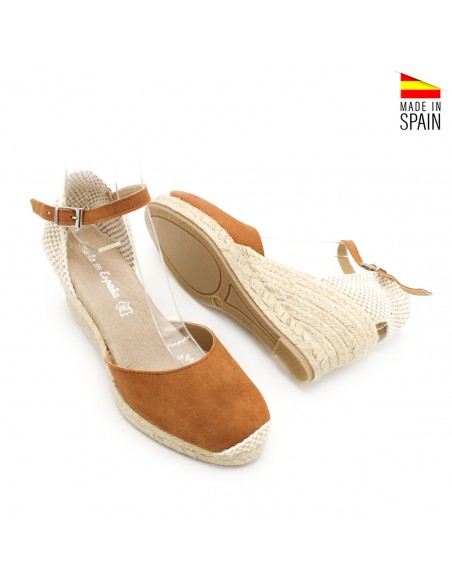 alpargatas cuña camel