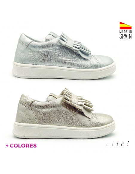 bambas metalizadas piel