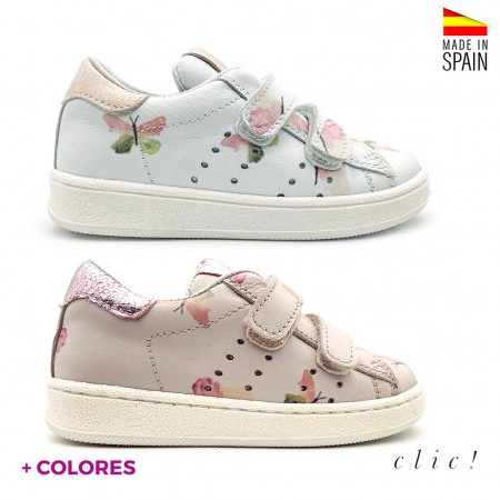 deportivas mariposas piel