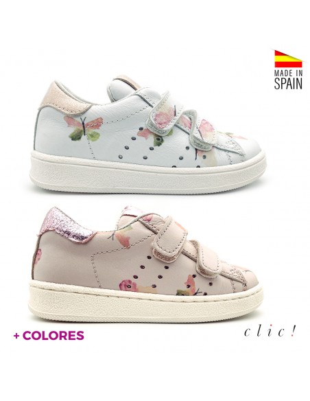 deportivas mariposas piel