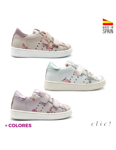 deportivas velcros nina