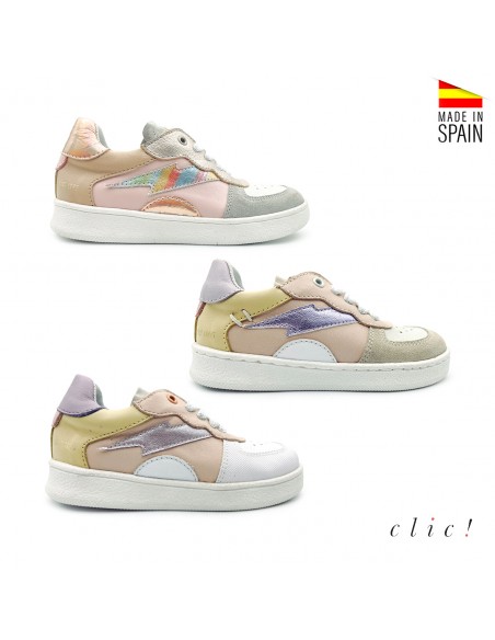 deportivas multicolor rosa ninas