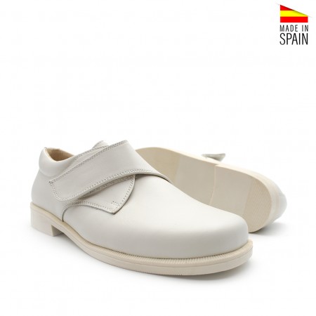 Zapatos piel Niño Beige