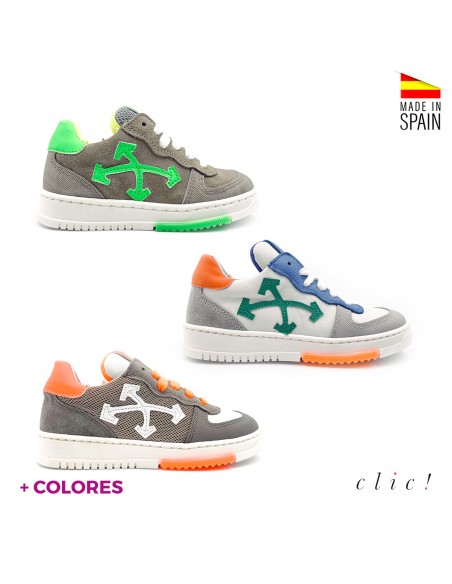 zapatillas piel niños