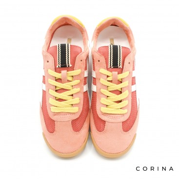 zapatillas color coral mujer