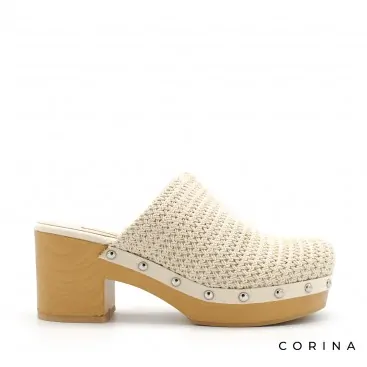 zuecos crochet mujer