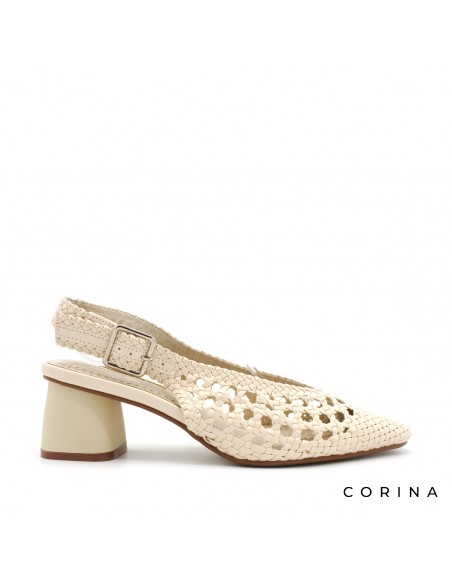 zapatos TRENZADos beige