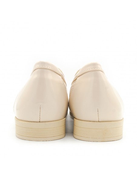 mocasín beige mujer tallas grandes