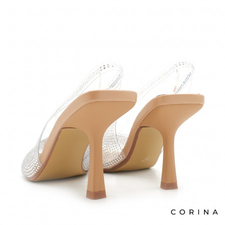 zapatos tacón transparente