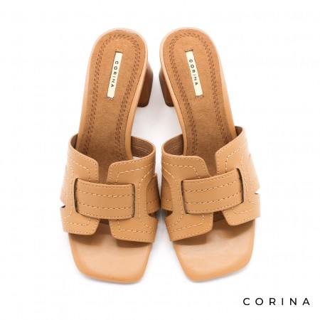 sandalias mule tacón