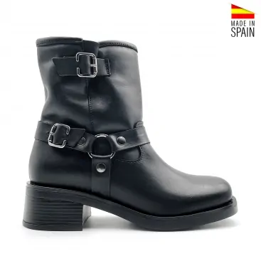 botines biker mujer