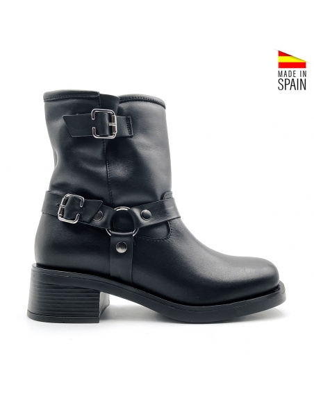 botines biker mujer