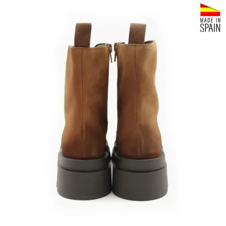 Botines Plataforma Camel