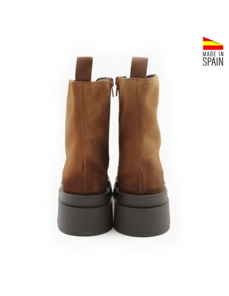 Botines Plataforma Camel