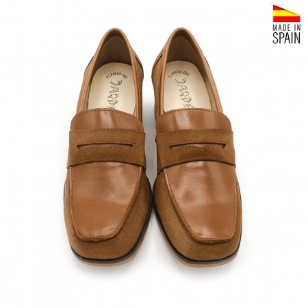 mocasines mujer marrones