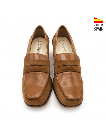 mocasines mujer marrones