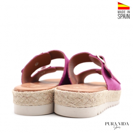 Sandalia Plataforma Fucsia