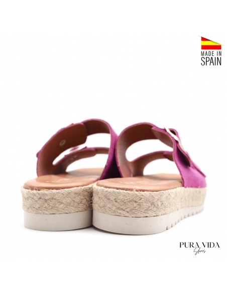 Sandalia Plataforma Fucsia