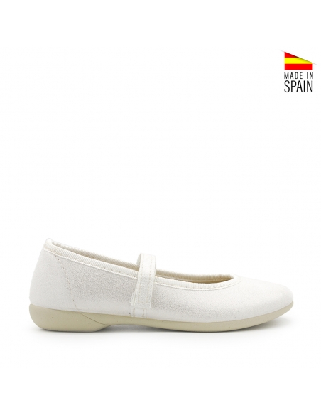 merceditas blancas niña CON VELCRO