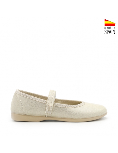 merceditas beige de vestir niña