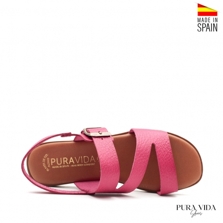 Sandalias Planas Piel Mujer