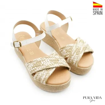 Sandalias Esparto Plataforma
