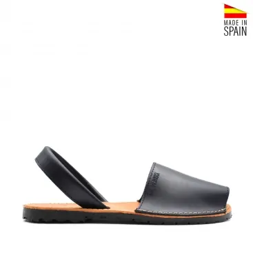 menorquinas azul marino de piel