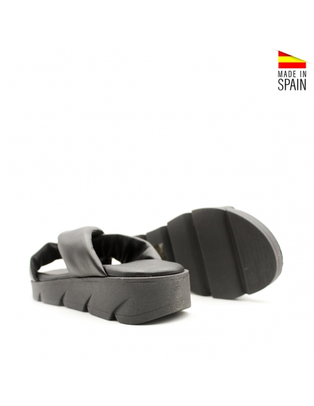 sandalias tubular negra