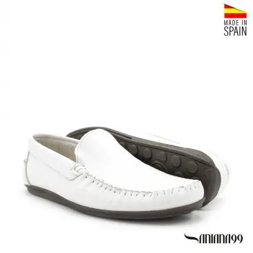mocasines blancos hombre