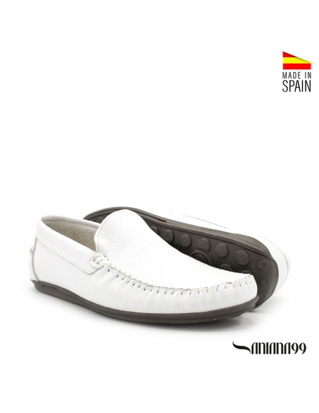 mocasines blancos hombre