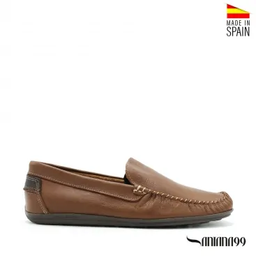 mocasines marrones hombre