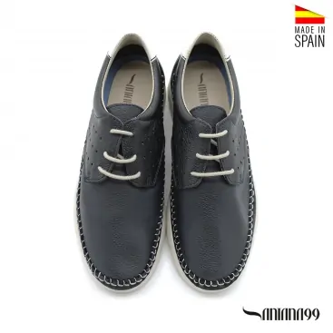 Zapatos Sport Hombre azul marino