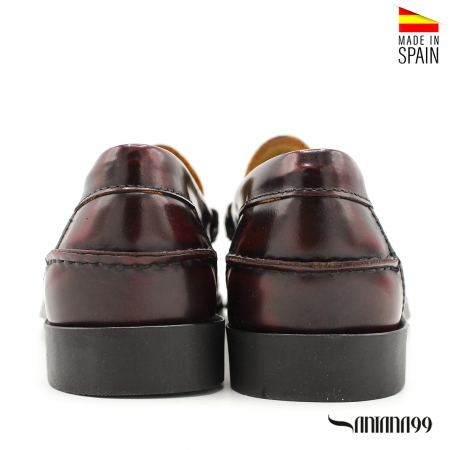 mocasín antifaz burdeos