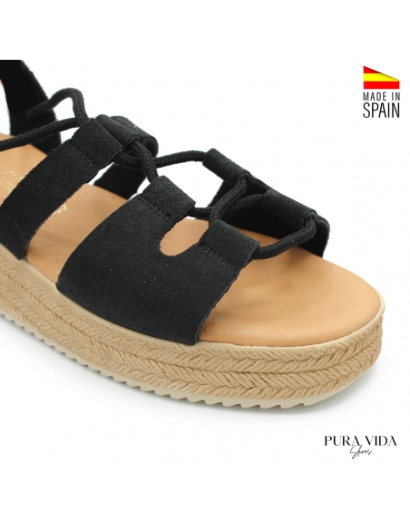 sandalias romanas piel