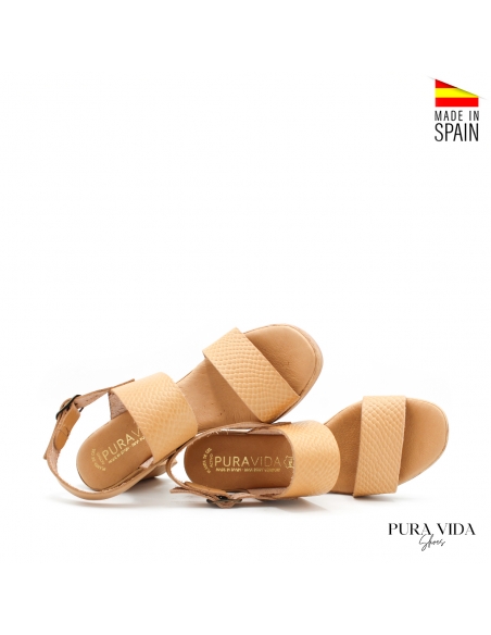 Sandalia tacon planta gel