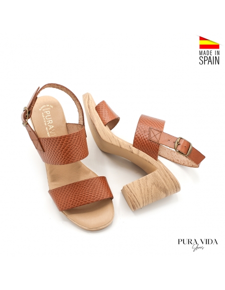 Sandalia tacon planta gel