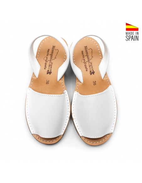 menorquinas con cuña blancas