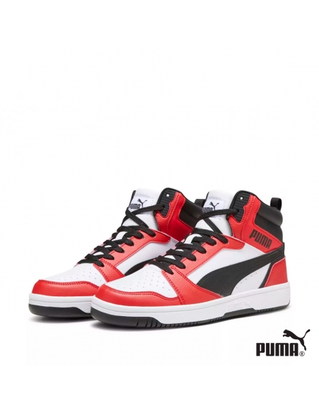 BOTINES PUMA REBOUND V6 ROJO