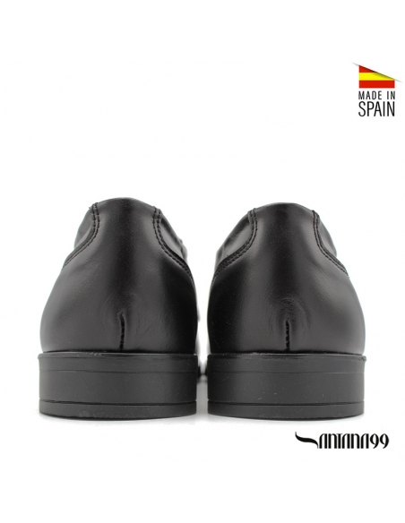 zapato blucher hombre negro