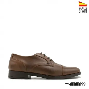 zapato derby marron