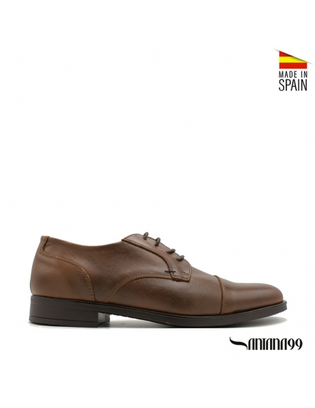 zapato derby marron
