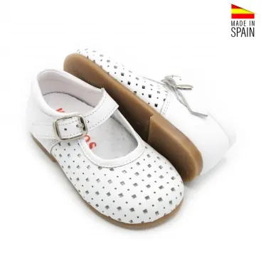 Zapato Blanco Niña verano