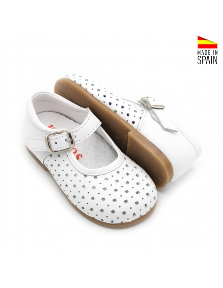 Zapato Blanco Niña verano