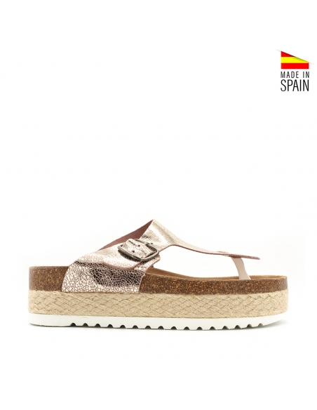 Sandalia dedo plataforma