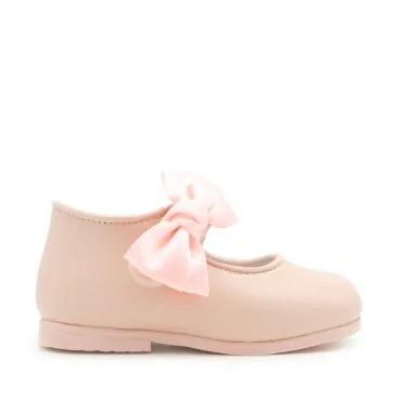 merceditas rosas de piel para niña económicos