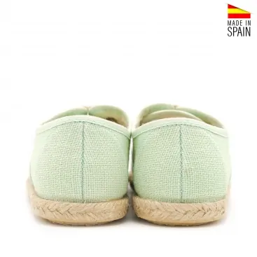 alpargatas verde agua niños