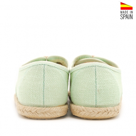 alpargatas verde agua niños