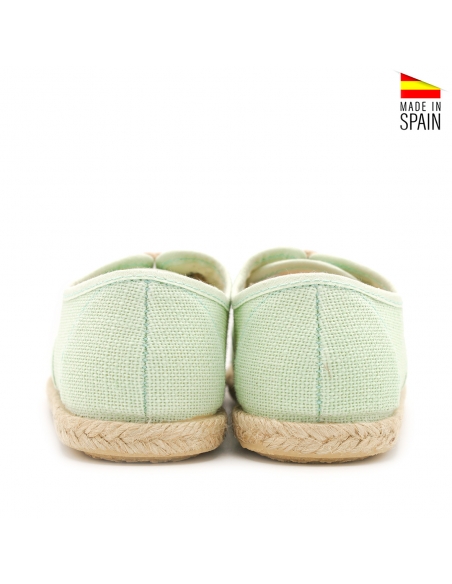 alpargatas verde agua niños