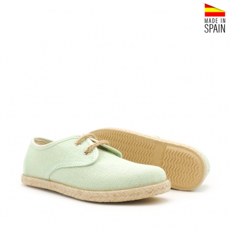 Alpargatas ceremonia verde agua