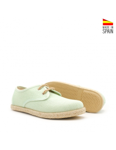 Alpargatas ceremonia verde agua